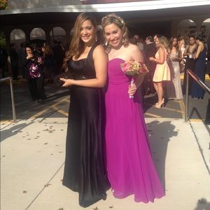 Calvin Klein size 8 black gown/prom dress